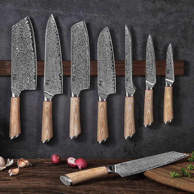Kasami (かすみ) Japanese Damascus Steel Kitchen Knives Set