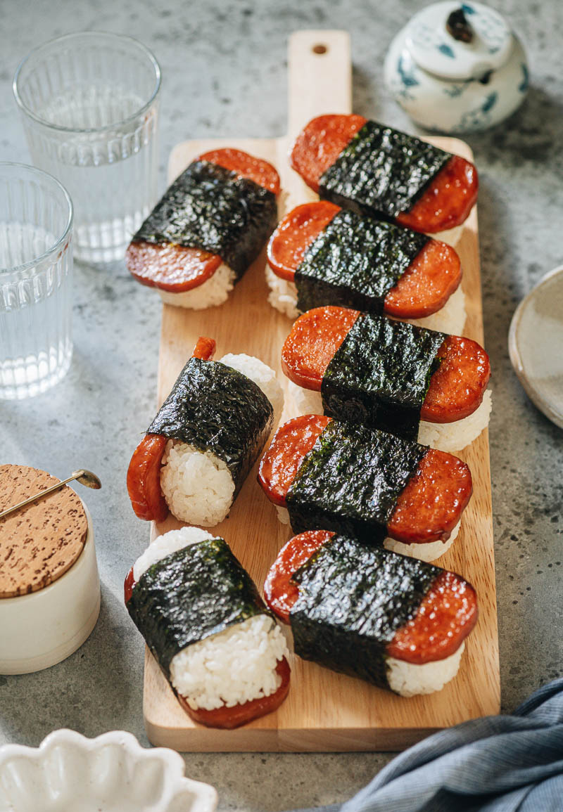 Hawaiian Signature’s Meal; Spam Musubi With Furikake and Eggs