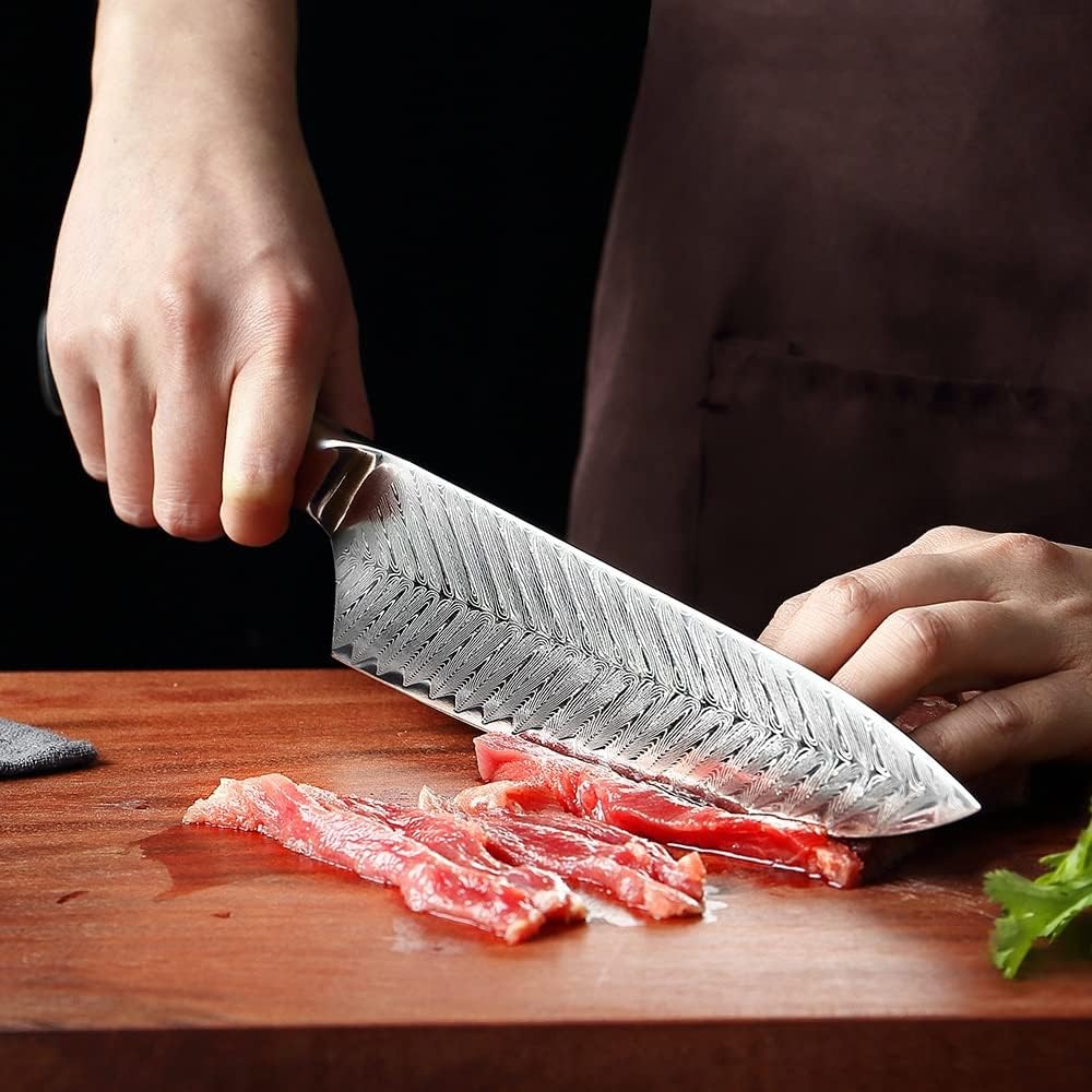 Daichi (だいち) Damascus VG10 Steel Kitchen Knives Set