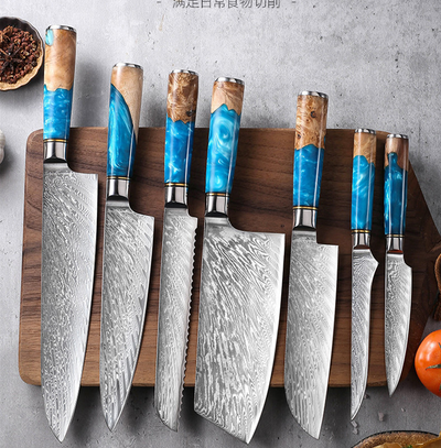 Sakuto Japanese Knives Chef Knife Set Best Japanese Damascus Knives Ultra Sharp