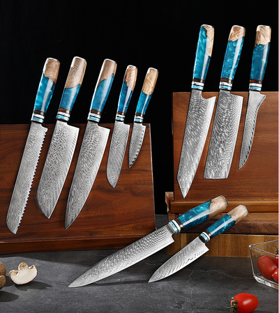 Sakuto Japanese Knives Chef Knife Set Best Japanese Damascus Knives Ultra Sharp